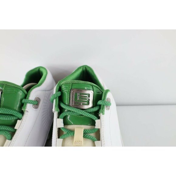 Vintage Nike Air Zoom Lebron Low Leather Shoes Sneakers Grass White Mens 11.5 main image 10